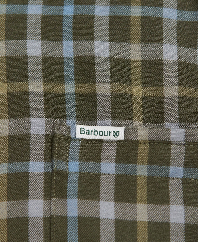Barbour Coll Thermo Férfi Ingek Olivazöld | 809632-AVW