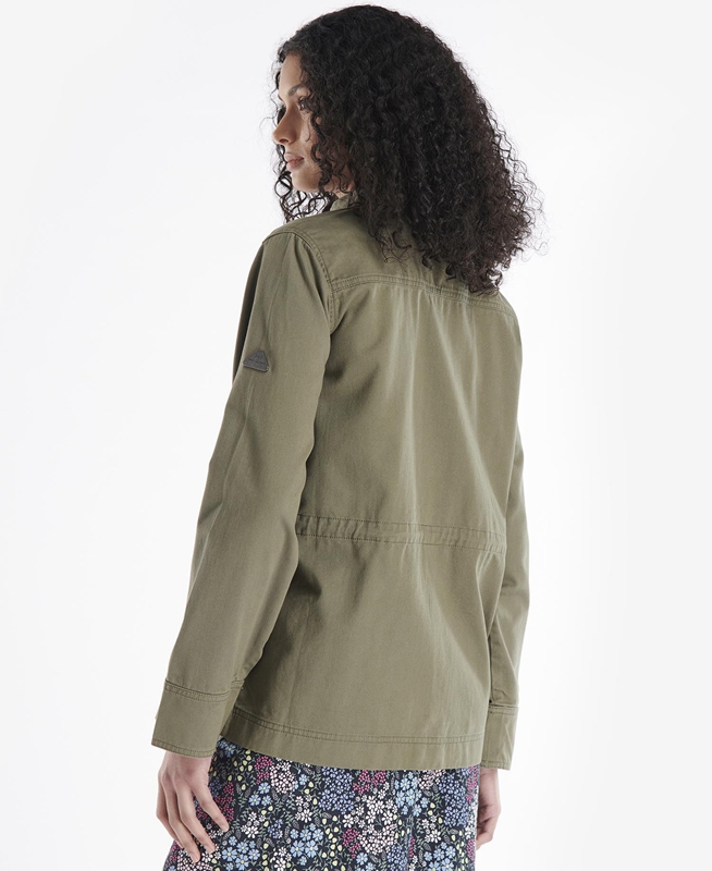 Barbour Coltsfoot Női Alkalmi Dzsekik Olivazöld | 934160-ONZ