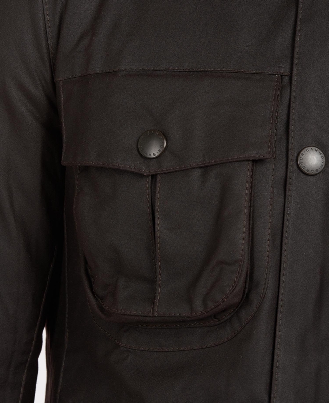 Barbour Corbridge Férfi Viaszos Kabát Fekete | 052738-LEW
