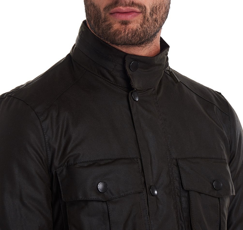 Barbour Corbridge Férfi Viaszos Kabát Olivazöld | 827541-KLA