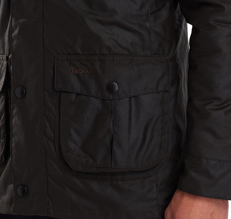 Barbour Corbridge Férfi Viaszos Kabát Olivazöld | 827541-KLA