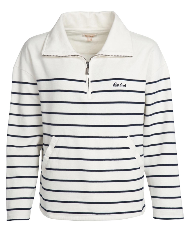 Barbour Cranmoor Női Pulóverek Fehér | 608594-PFC