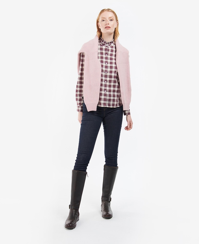 Barbour Daffodil Női Ingek Rózsaszín | 901768-NGF