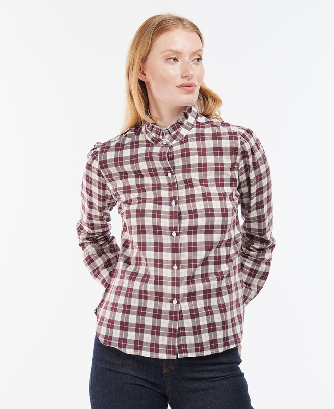 Barbour Daffodil Női Ingek Rózsaszín | 901768-NGF