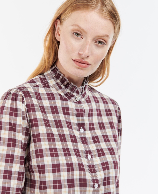 Barbour Daffodil Női Ingek Rózsaszín | 901768-NGF