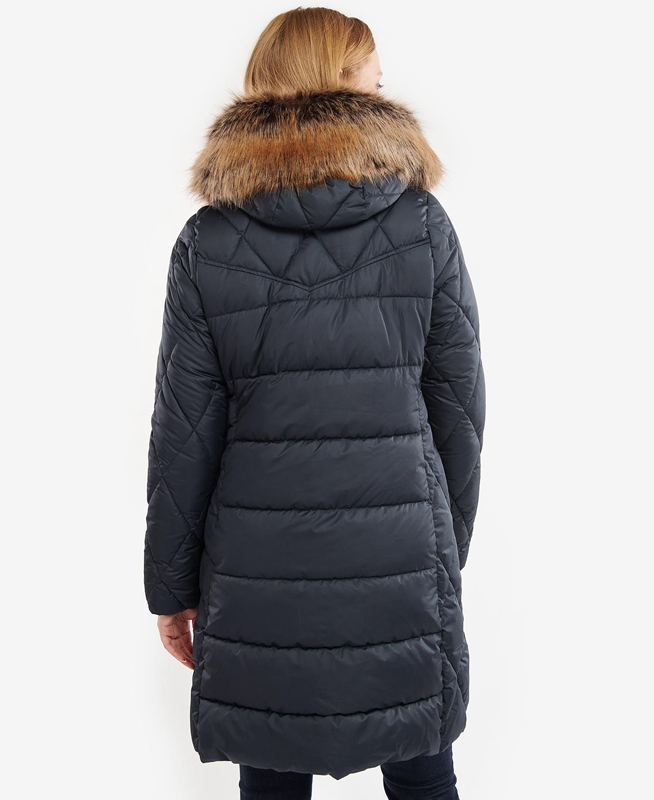 Barbour Daffodil Női Vattázott Kabát Sötétkék | 413067-ZBQ