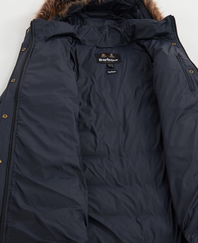 Barbour Daffodil Női Vattázott Kabát Sötétkék | 413067-ZBQ