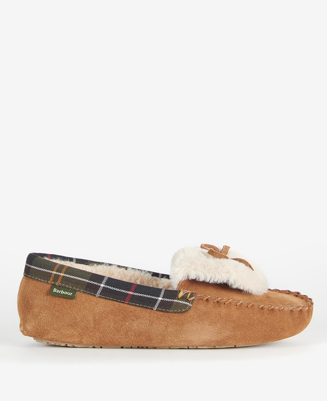 Barbour Darcie Női Papucs Bézs | 675418-TYA