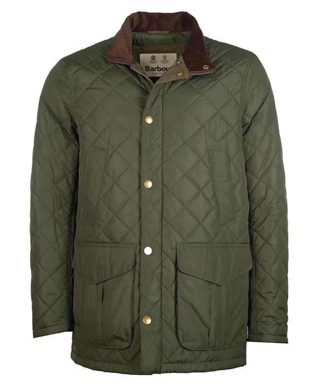 Barbour Devon Férfi Vattázott Kabát Zöld | 218043-FTQ