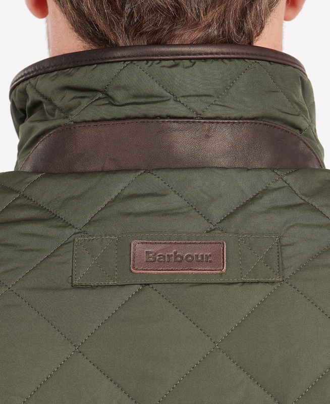 Barbour Devon Férfi Vattázott Kabát Zöld | 218043-FTQ