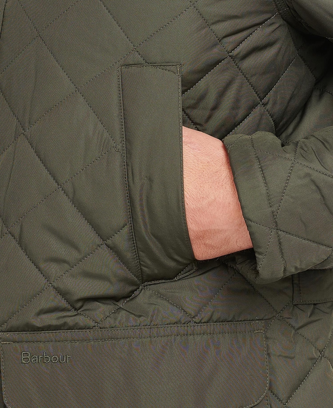 Barbour Devon Férfi Vattázott Kabát Zöld | 218043-FTQ