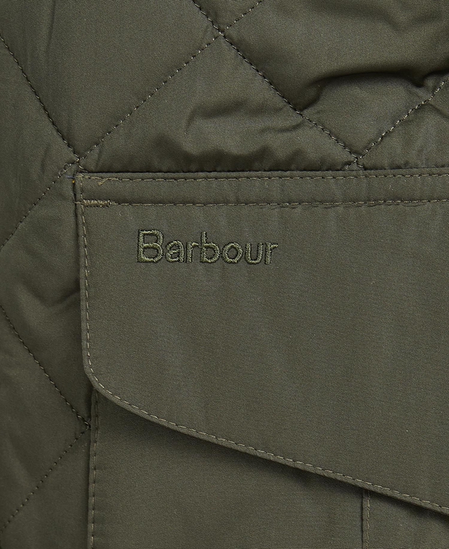 Barbour Devon Férfi Vattázott Kabát Zöld | 218043-FTQ