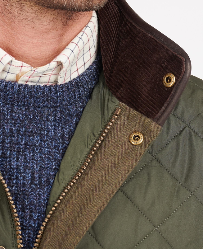 Barbour Devon Férfi Vattázott Kabát Zöld | 218043-FTQ