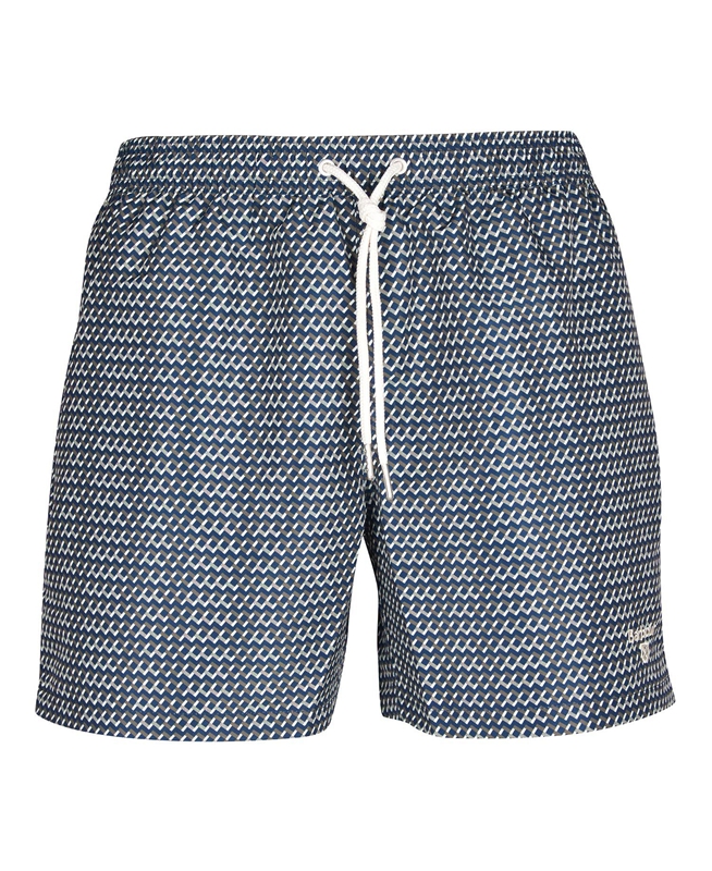 Barbour Diamond Geo Swim Férfi Nadrág Sötétkék | 325968-NCD