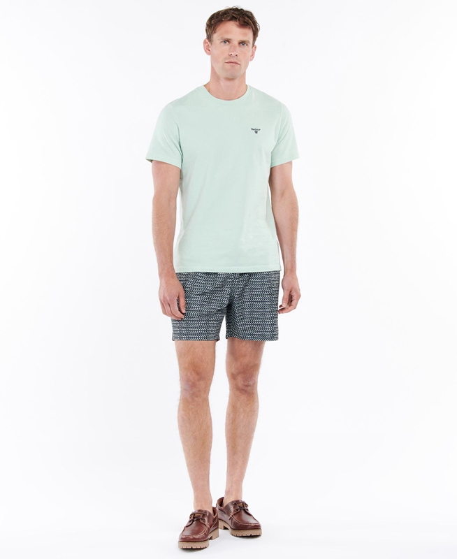 Barbour Diamond Geo Swim Férfi Nadrág Sötétkék | 325968-NCD