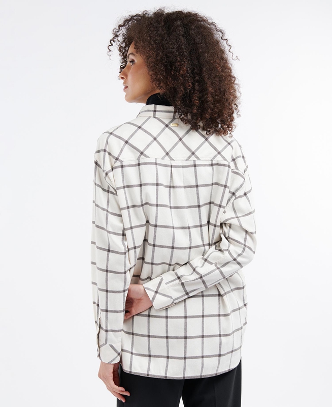 Barbour Elena Női Ingek Krém | 589146-MJO