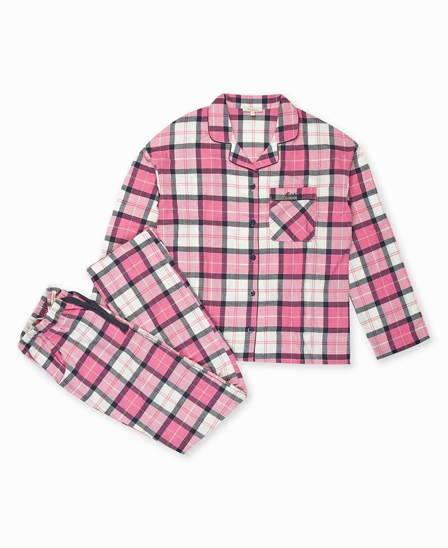 Barbour Ellery PJ Set Női Hálóruha Rózsaszín | 581732-JTV