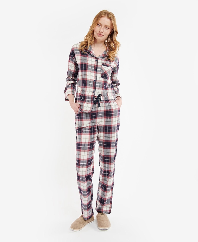 Barbour Ellery PJ Set Női Hálóruha Színes | 562094-PNJ