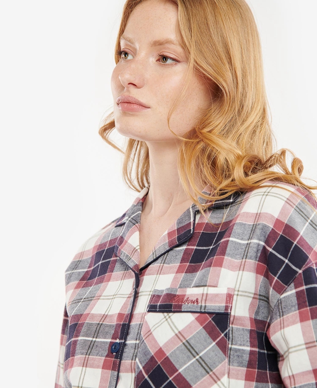 Barbour Ellery PJ Set Női Hálóruha Színes | 562094-PNJ