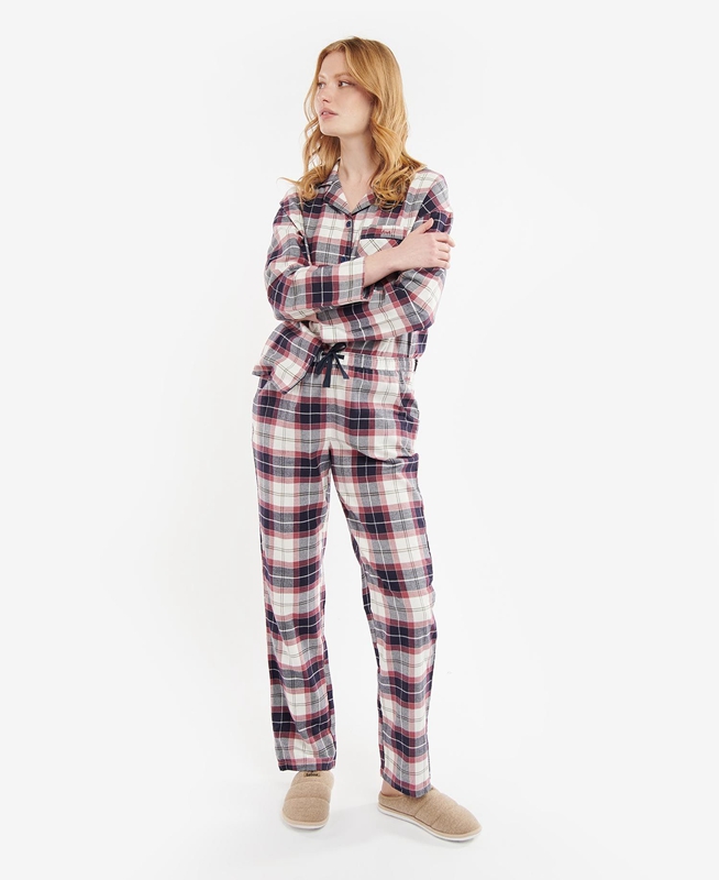 Barbour Ellery PJ Set Női Hálóruha Színes | 562094-PNJ