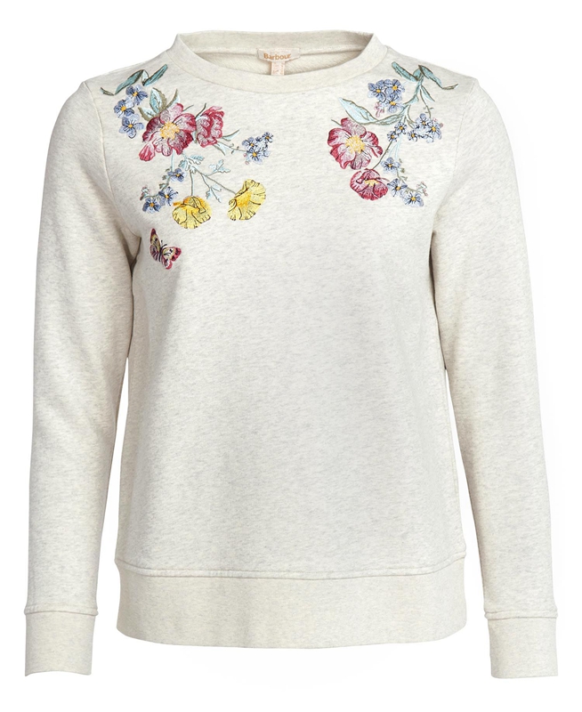 Barbour Esme Női Pulóverek Krém | 316584-EWK