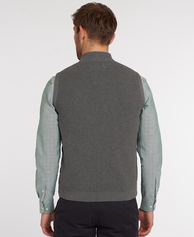 Barbour Essential Férfi Mellény Szürke | 368940-QKF