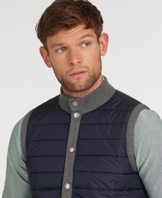 Barbour Essential Férfi Mellény Szürke | 368940-QKF