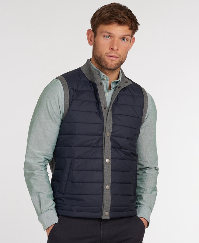 Barbour Essential Férfi Mellény Szürke | 368940-QKF