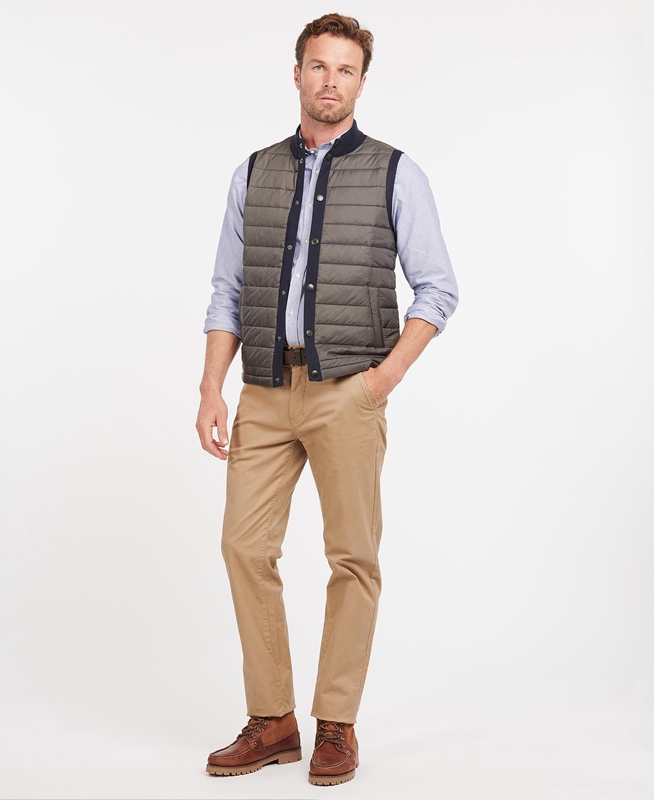 Barbour Essential Férfi Mellény Sötétkék | 692835-JAE