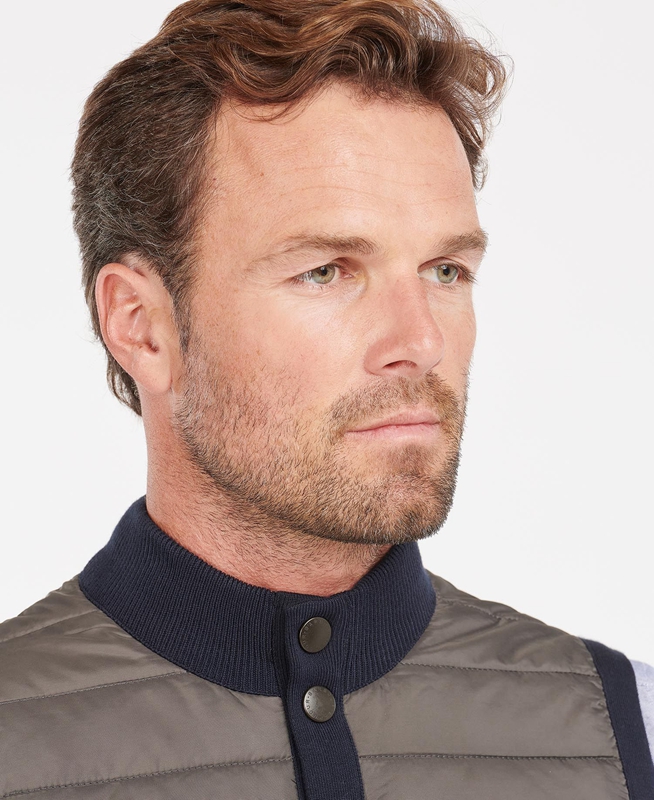 Barbour Essential Férfi Mellény Sötétkék | 692835-JAE