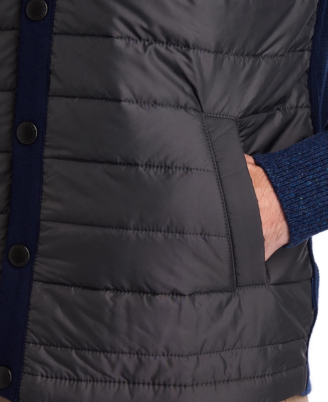 Barbour Essential Férfi Mellény Sötétkék | 692835-JAE