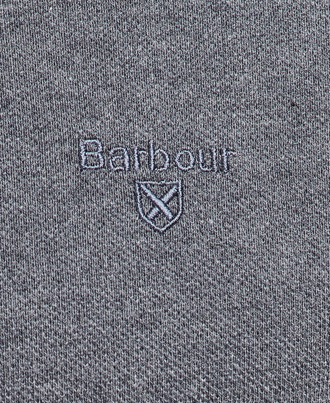Barbour Essential Langarmshirt Sports Férfi Polo shirts Szürke | 305849-WAN