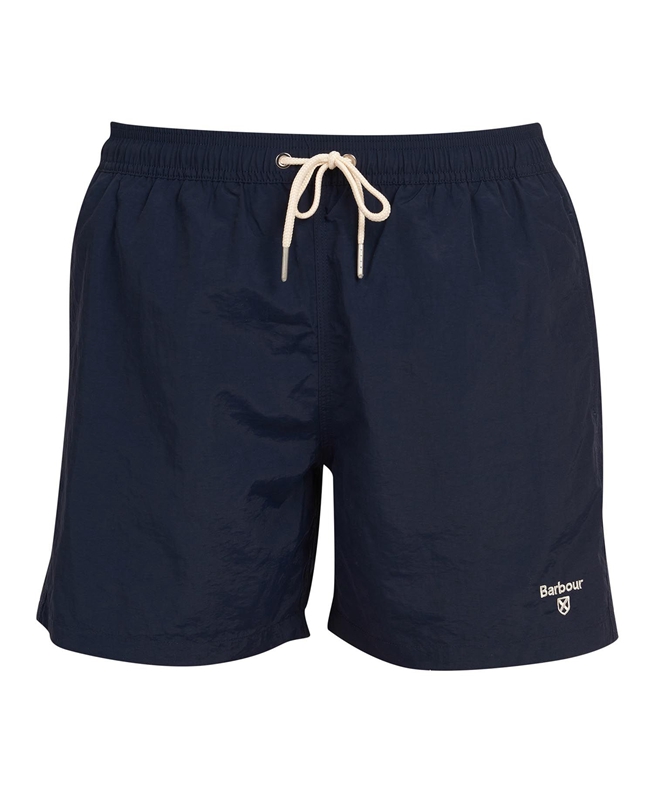 Barbour Essential Logo 5'' Swim Férfi Nadrág Sötétkék | 879254-UWP