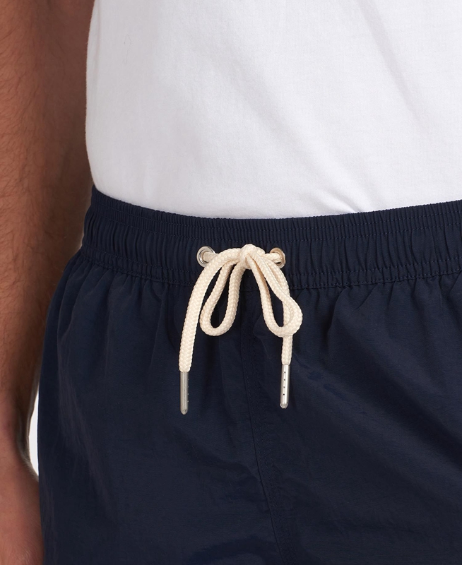 Barbour Essential Logo 5'' Swim Férfi Nadrág Sötétkék | 879254-UWP