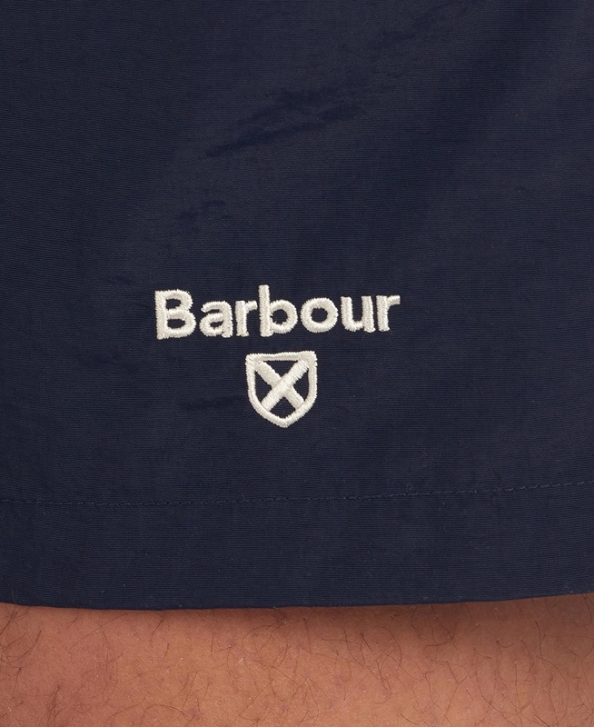 Barbour Essential Logo 5'' Swim Férfi Nadrág Sötétkék | 879254-UWP