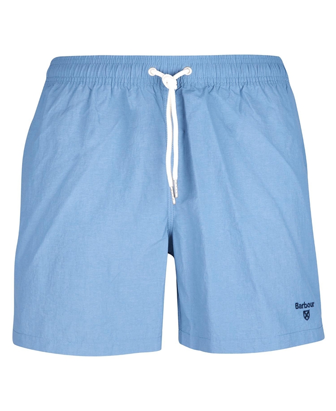 Barbour Essential Logo Swim Férfi Nadrág Kék | 308915-AMN