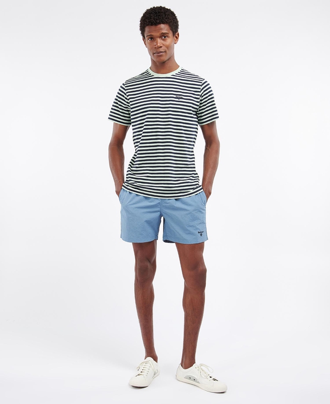 Barbour Essential Logo Swim Férfi Nadrág Kék | 308915-AMN
