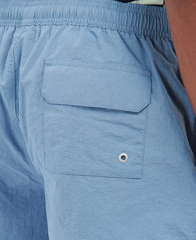 Barbour Essential Logo Swim Férfi Nadrág Kék | 308915-AMN