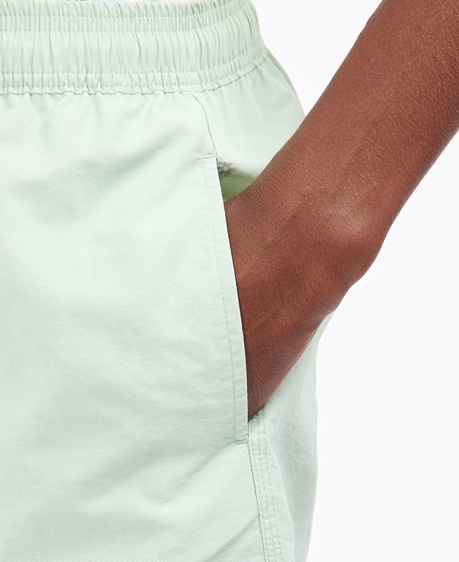Barbour Essential Logo Swim Férfi Nadrág Zöld | 431709-GQV