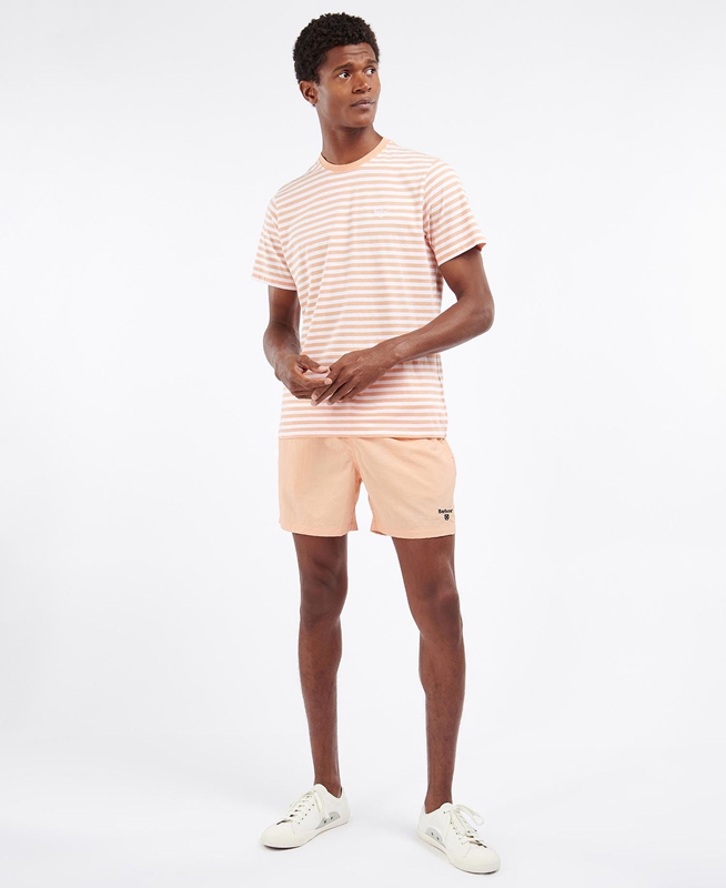 Barbour Essential Logo Swim Férfi Nadrág Narancssárga | 852493-DQR