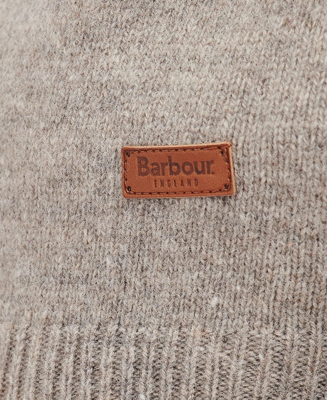 Barbour Essential Patch Half Zip Férfi Pulóverek Szürke | 108729-FKE
