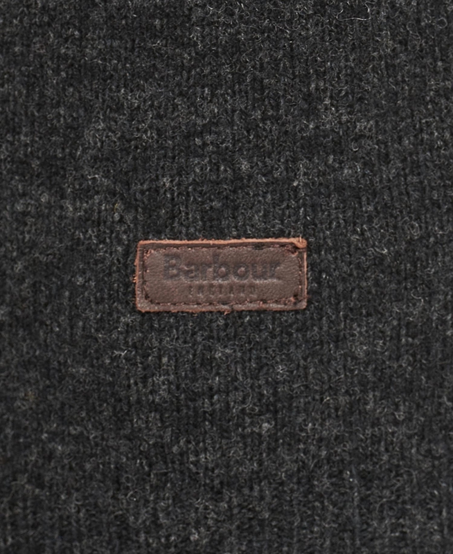 Barbour Essential Patch Half Zip Férfi Pulóverek Fekete | 201596-FCN