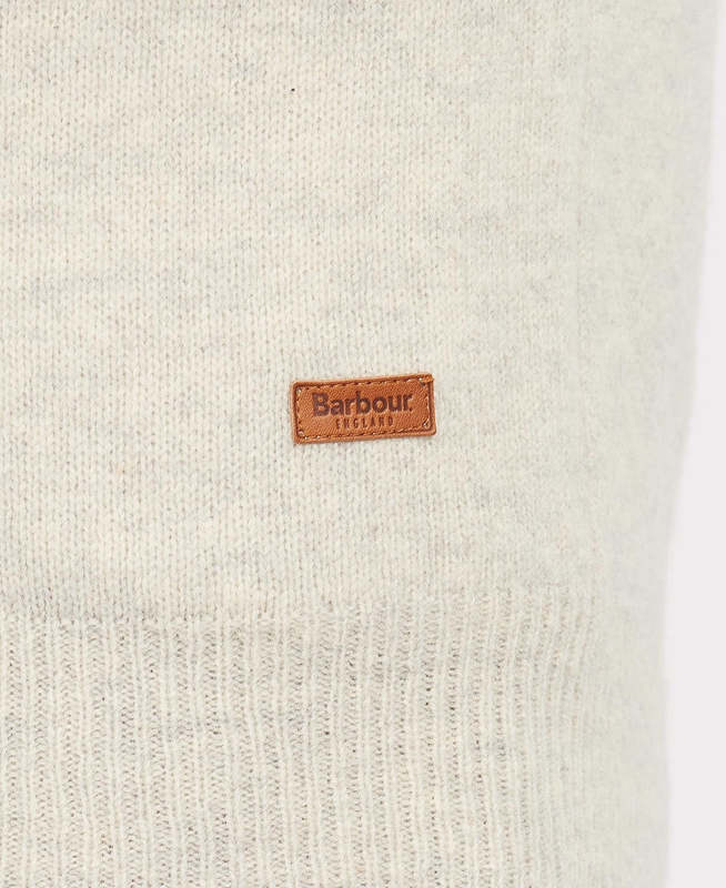 Barbour Essential Patch Half Zip Férfi Pulóverek Bézs | 459321-ASR