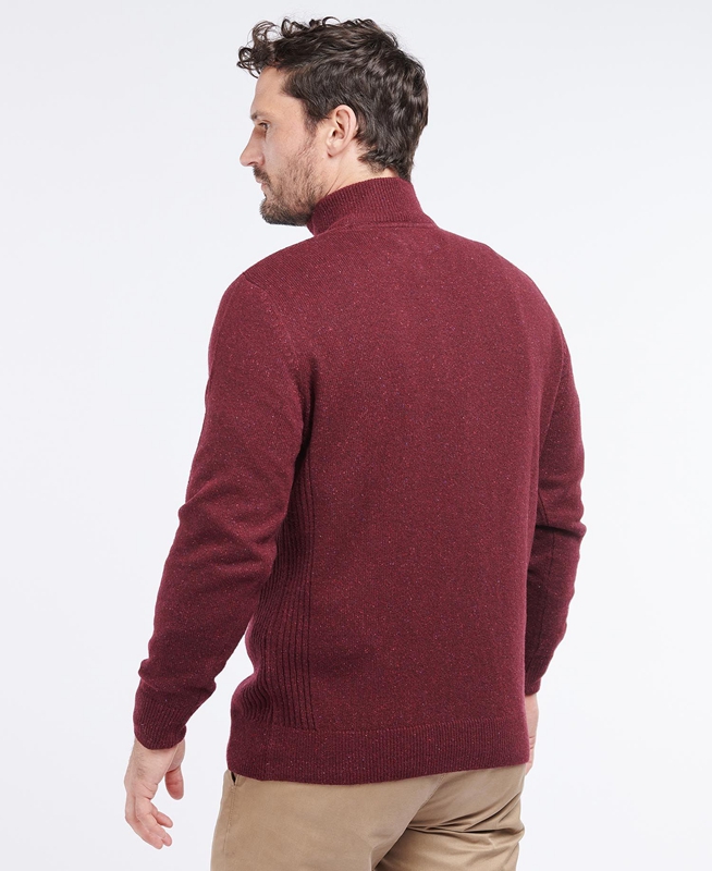 Barbour Essential Tisbury Half Zip Férfi Pulóverek Türkiz | 409386-ARE