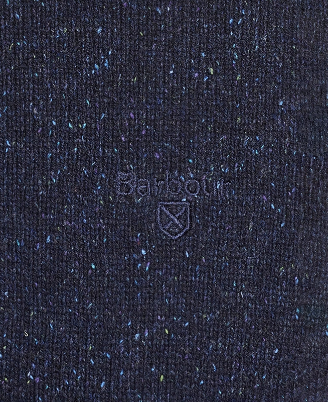 Barbour Essential Tisbury Half Zip Férfi Pulóverek Sötétkék | 492603-POK