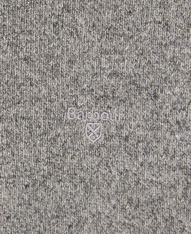 Barbour Essential Tisbury Half Zip Férfi Pulóverek Szürke | 617940-OPY
