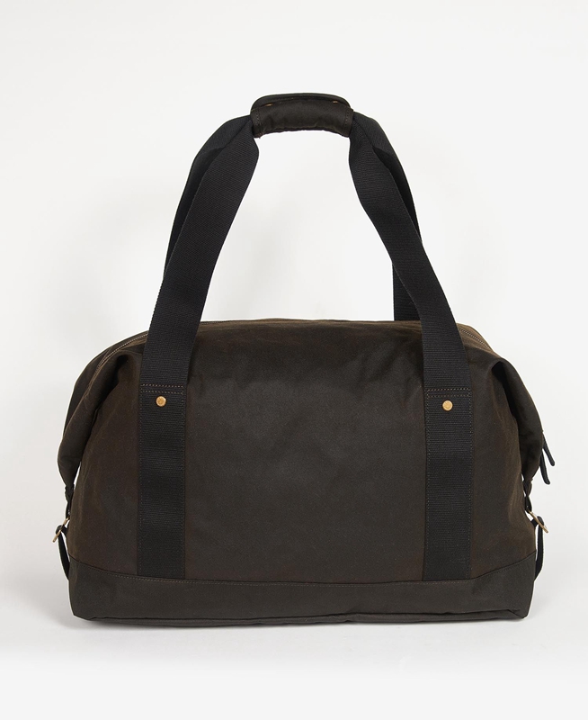 Barbour Essential Wax Holdall Férfi Táska Olivazöld | 250349-SCX