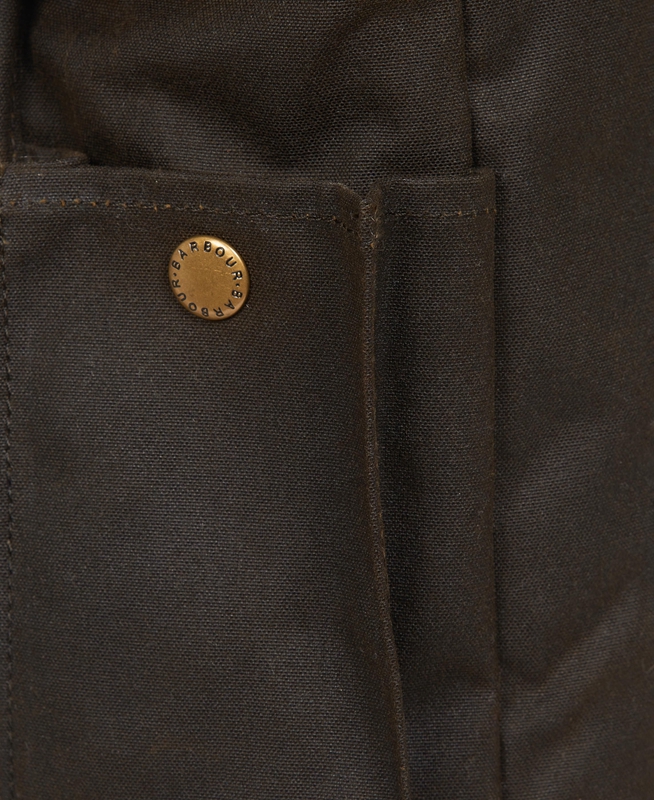 Barbour Essential Wax Messenger Férfi Táska Olivazöld | 132649-DUN