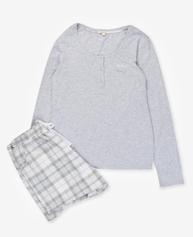 Barbour Etta Henley PJ Set Női Hálóruha Szürke | 948730-BVW
