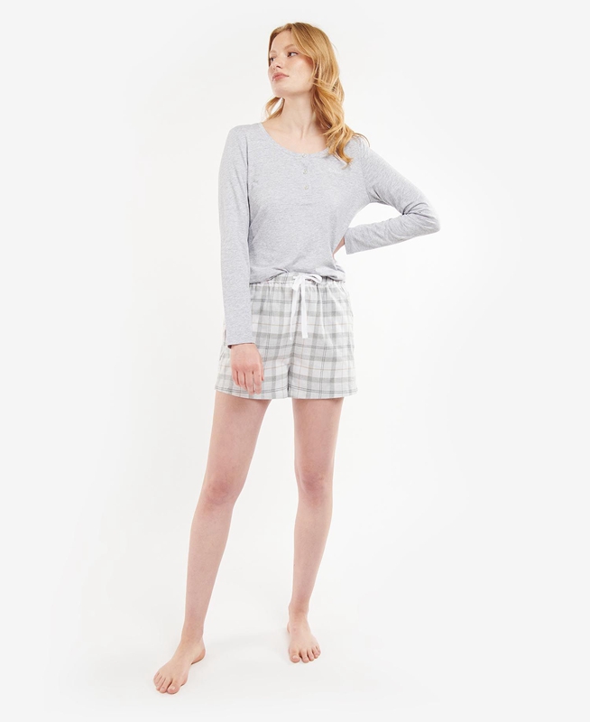 Barbour Etta Henley PJ Set Női Hálóruha Szürke | 948730-BVW
